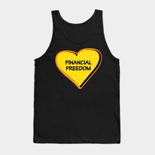 FINANCIAL FREEDOM vision board Tank Top